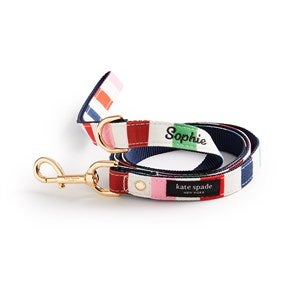 kate spade new york Embroidered Adventure Stripe Leash - Small/Medium - 54182
