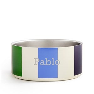 kate spade new york Engraved Adventure Stripe Pet Bowl - Medium/Large - 54188