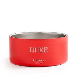 kate spade new york Engraved Lets Do Lunch Pet Bowl - Medium/Large - 54191