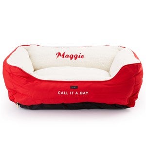 kate spade new york Embroidered Call It A Day Pet Bed - 54198