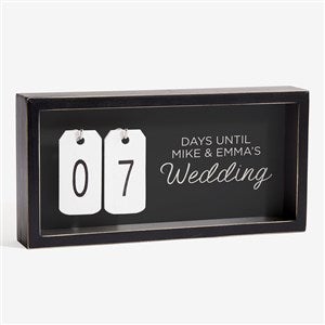 Days Until The Big Day Personalized Countdown Calendar - 54492