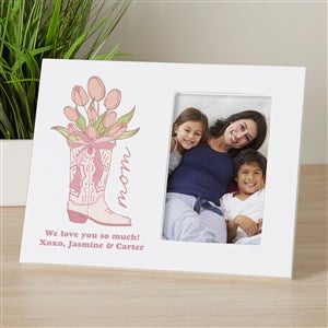 Kittenish Personalized Cowgirl Bouquet 4x6 Picture Frame - 54570