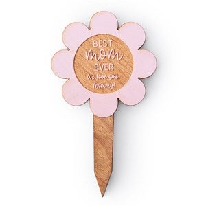 Kittenish Engraved Garden Stake for Mom in Pink - 54600-P
