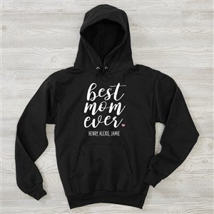 Best Mom Ever Personalized Hooded Sweatshirt - 54760-BHS