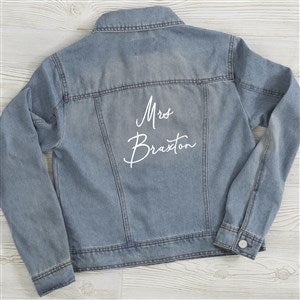 Kittenish Embroidered Denim Jacket - 54785