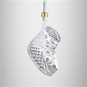 Etched Waterford Baby Bootie Ornament - 55851