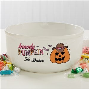Kittenish Personalized Pinkoween Candy Bowl - 56095