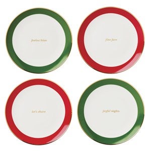 kate spade new york Evergreen Accent Plates, Set of 4 - 56505