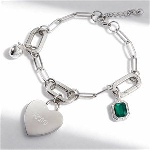 Build-Your-Own 3-Charm Bracelet - Silver - 56964-S