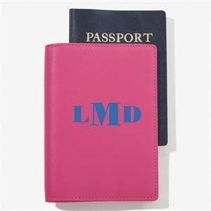 Classic Celebration Personalized Passport Case - Fuchsia - 57617-F