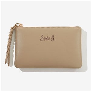 Write Your Own Embroidered Coin Pouch - Beige - 57627-BE
