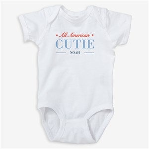 Watercolor Freedom Personalized Baby Bodysuit - 57664-CBB