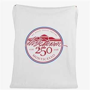 United States 250th Birthday Blanket  60x80 Sherpa Blanket - 57681-SL
