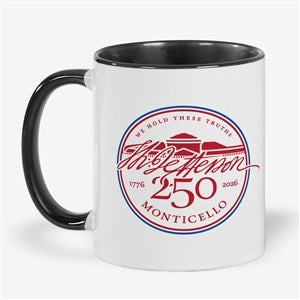 United States 250th Birthday Coffee Mug 11oz.- Black - 57685-B