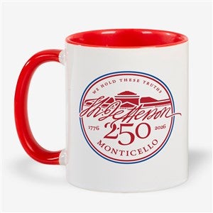 United States 250th Birthday Coffee Mug 11 oz.- Red - 57685-R