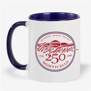 United States 250th Birthday Coffee Mug 11 oz.- Blue - 57685-BL