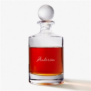 Classic Celebration Personalized Golf Whiskey Decanter - 57809