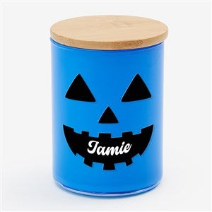 Pick a Face Pumpkin Personalized Color Splash 12oz Candle - Silver Sands - 57845-SS