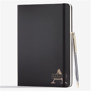 Lavish Last Name Personalized Pocket Journal-Black - 57910-BK
