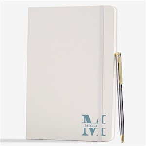 Lavish Last Name Personalized Pocket Journal-White - 57910-WH