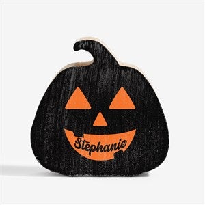 Pick a Face Pumpkin Personalized Wooden Pumpkin - 4