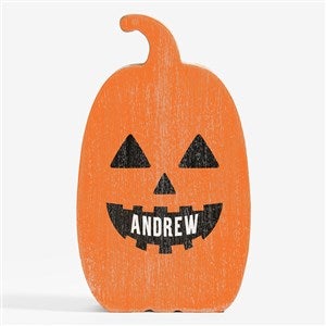 Pick a Face Pumpkin Personalized Wooden Pumpkin - 6