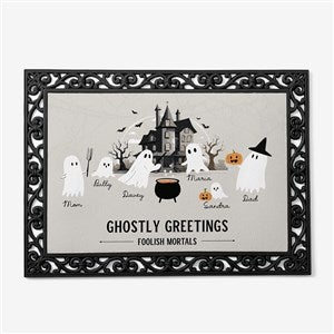 Ghostly Greetings Personalized Doormat- 18x27 - 57940