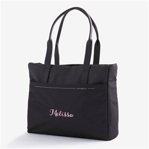 Classic Celebrations Embroidered Samsonite Better Than Basic Laptop Tote-Black - 58592-B