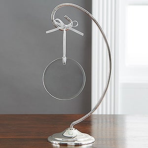 Showcase Silver Ornament Stand - 6124