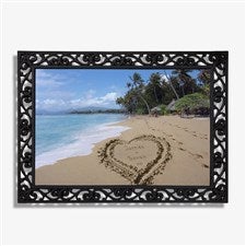 Our Paradise Island Personalized Doormat- 18x27 - 8608