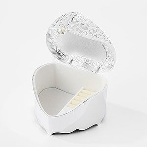 Engraved Scroll Heart Keepsake Box for Her