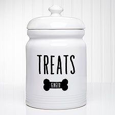 Good Dog Personalized Dog Treat Jar - 23066