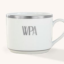 Pickard Signature Platinum Monogrammed Tea Cup - 23712D