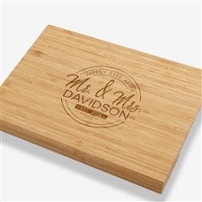 Stamped Elegance Personalized Bamboo Cutting Boards - 23798