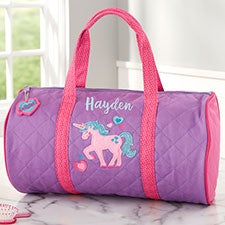 Personalized Kids Unicorn Duffel Bag by Stephen Joseph - 24025