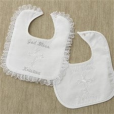 Custom Personalized Christening Bib - 2483