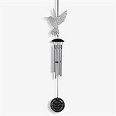 Now She Flies With Hummingbirds Personalized Memorial Wind Chimes - 25636