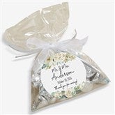 Neutral Colorful Floral Personalized Wedding Favor Stickers - 26336