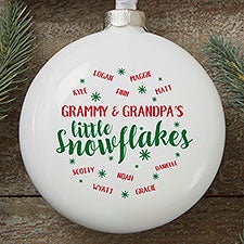 Our Little Snowflakes Personalized Deluxe Ornament - 26543