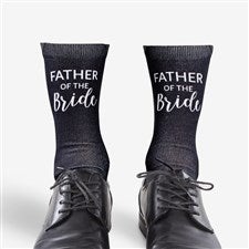 Father Of The Bride Personalized Wedding Socks - 26886