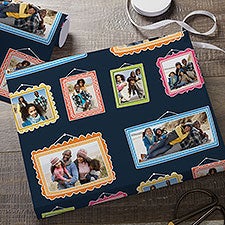 Framed Photo Personalized Wrapping Paper - 27777