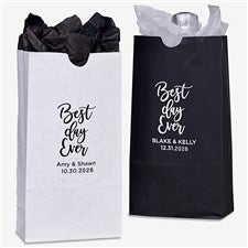 Best Day Ever Personalized Wedding Goodie Bags - 27988D