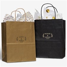 Wedding Laurel Personalized Wedding Gift Bags - 28001D