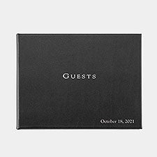 Premium Debossed Leather Guestbooks - 28373D