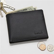 Personalized Leather Bi-Fold Wallet - Regent Collection - 2839