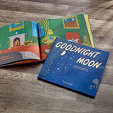 Goodnight Moon Personalized Leather Book - 28419D