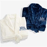 Mr. or Mrs. Embroidered Luxury Fleece Robes - 28709