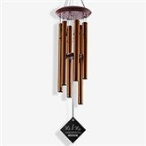 Stamped Elegance Personalized Wedding Wind Chimes - 28718