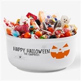 Jack-o'-Lantern Personalized Halloween Candy Bowl - 29890