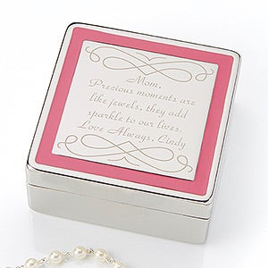 The Reflection Of Love - Family Personalized Custom Jewelry Box LED Makeup - Gift For Mom, Daughter main image 0